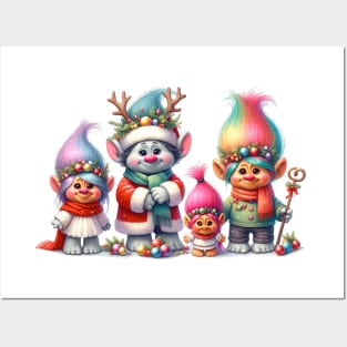 Merry Troll Christmas Posters and Art